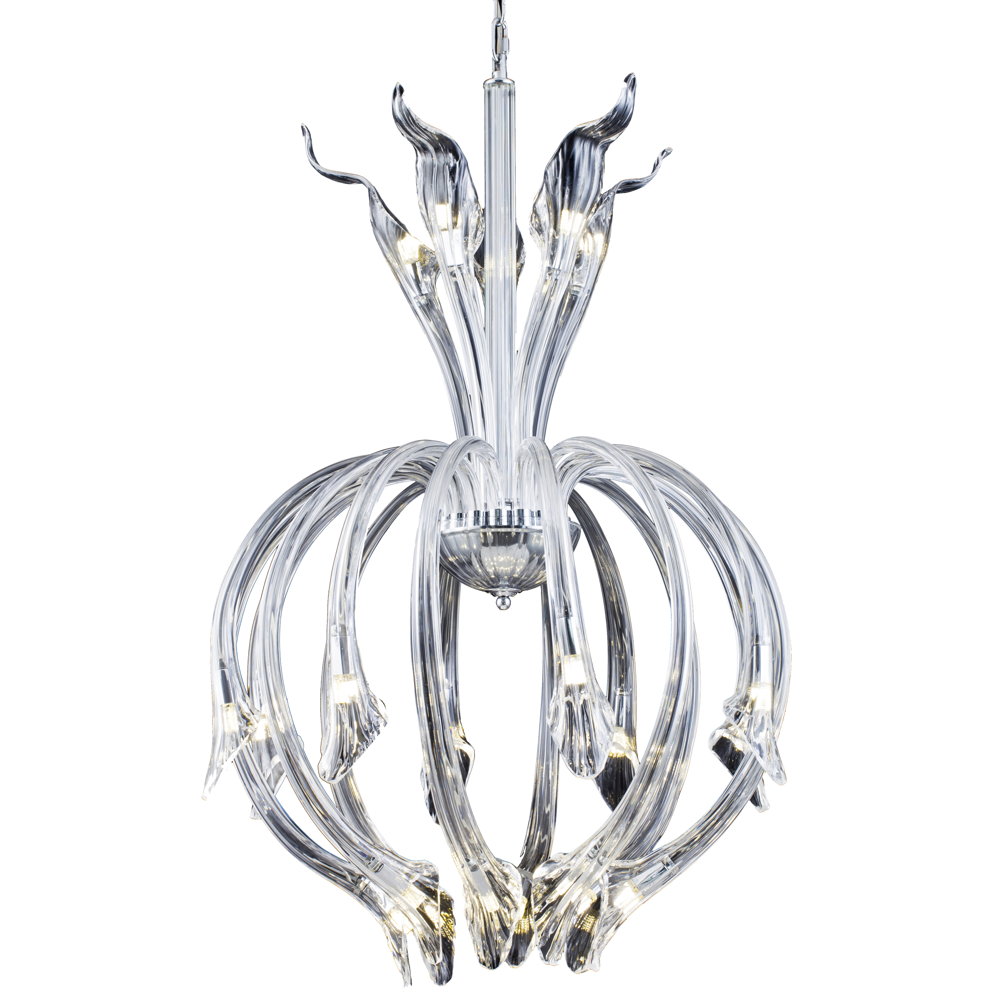 Canada 21 Light 25.5 inch Chrome Chandelier Ceiling Light
